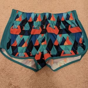 Adidas vibrant print running shorts